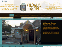 Tablet Screenshot of chowderhouse.biz